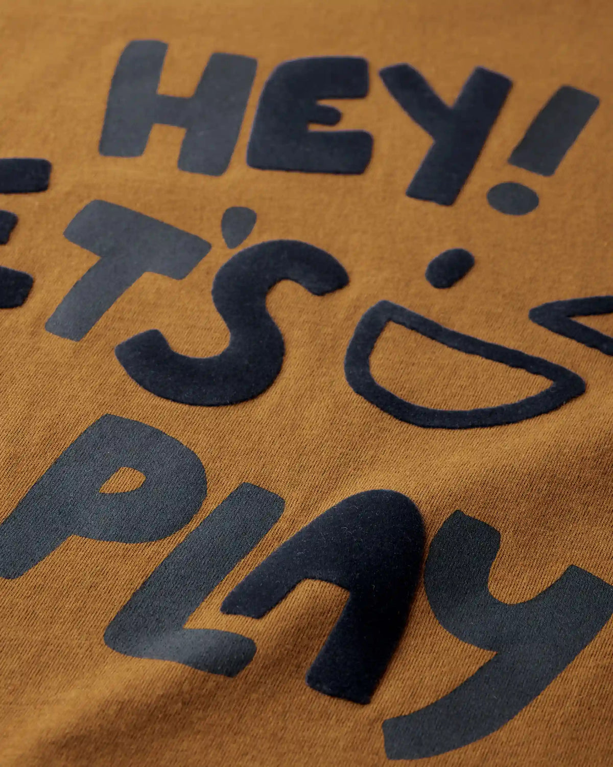 Toddler 'Hey! Let's Play' Long-Sleeve Graphic Tee - Cinnamon