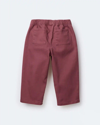 Toddler Barrel Pant - Burgundy