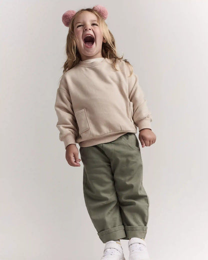 Toddler Otter Sweatshirt™ with Pockets - Khaki