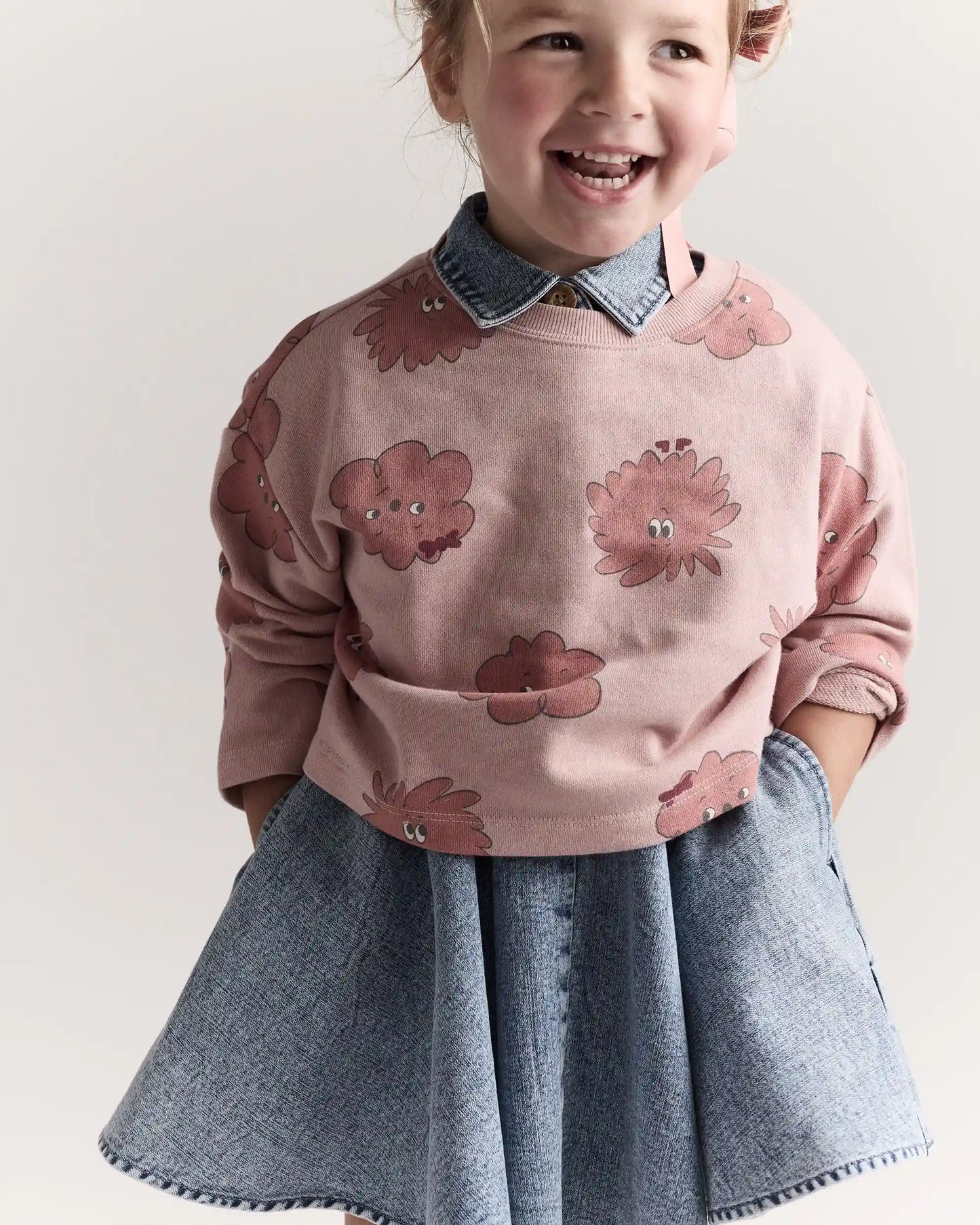 Toddler Girl Avenue Twirl™ Dress in Denim - Blue