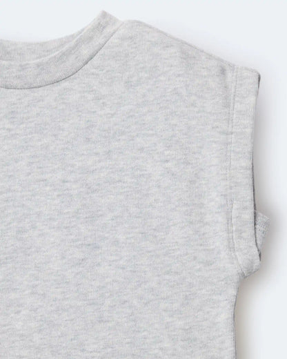 Toddler Girl Dolman-Sleeve Miriam Tee - Heather Grey
