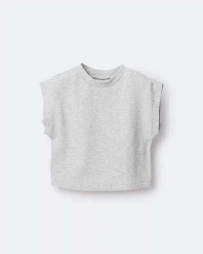 Toddler Girl Dolman-Sleeve Miriam Tee - Heather Grey