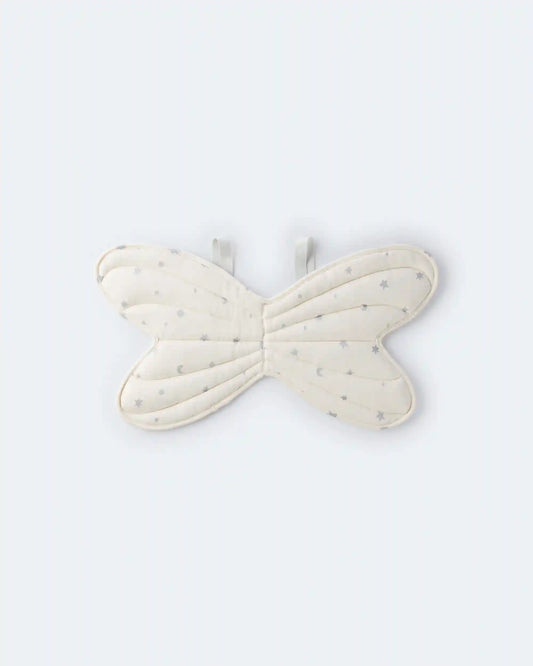 Toddler Girl Celestial Dress Up Wings - Cream/Silver