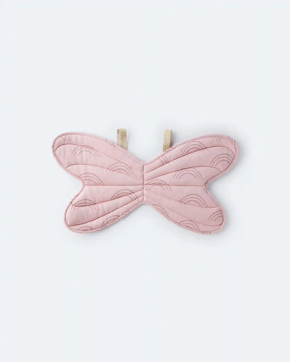 Toddler Girl Rainbow Dress Up Wings - Light Pink