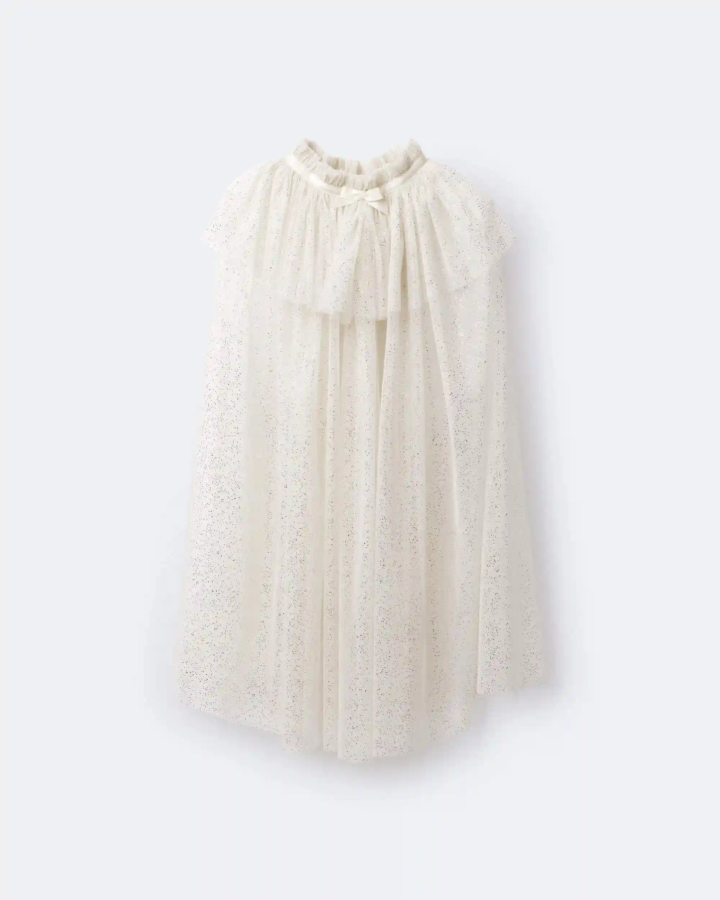Toddler Girl Confetti Dress Up Cape - Cream/Gold