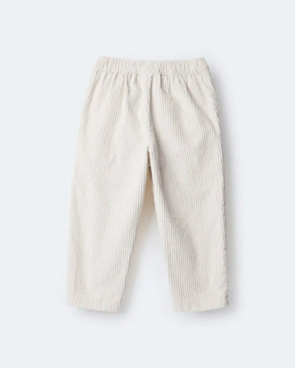Toddler Boy Corduroy Pocket Pant - Cream