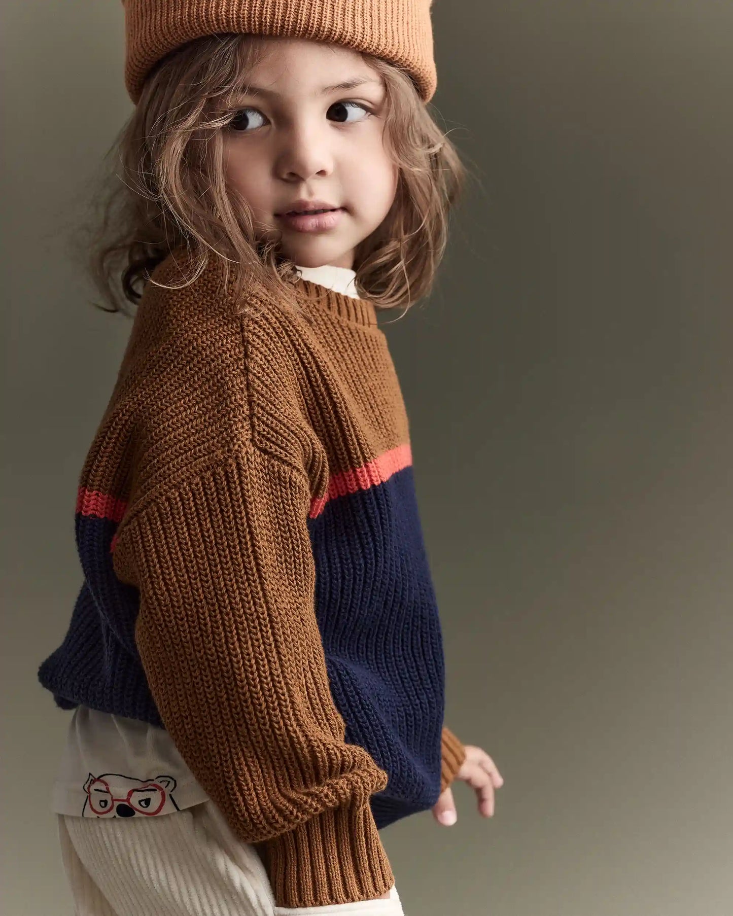 Toddler Boy Corduroy Pocket Pant - Cream