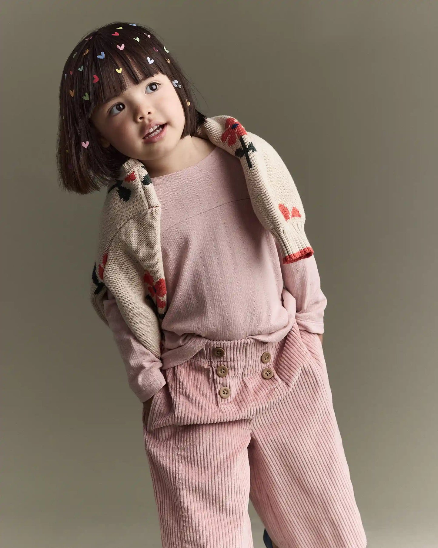 Toddler Girl Pointelle Long-Sleeve Top - Light Pink