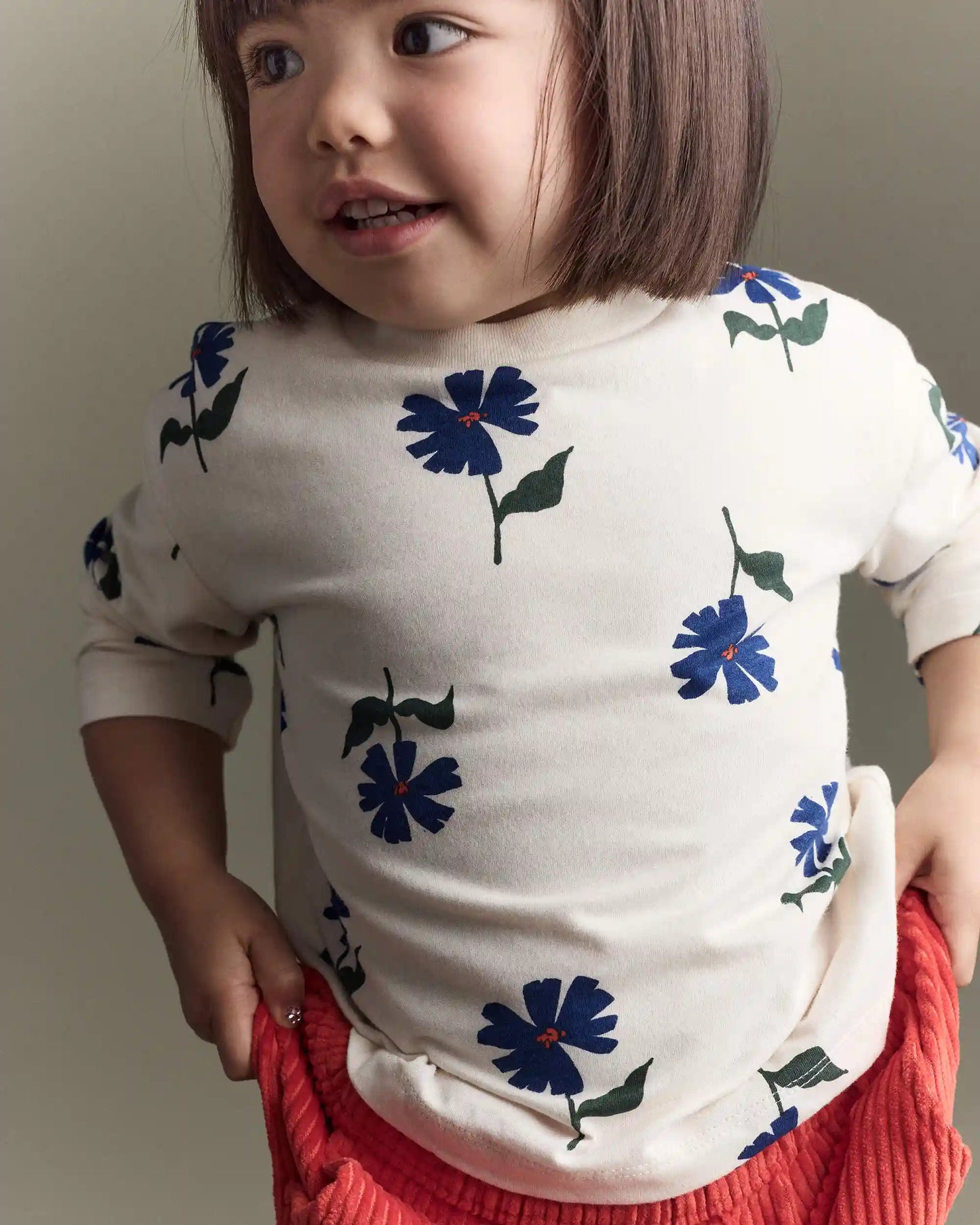Toddler Corduroy Playground Pant - Orange