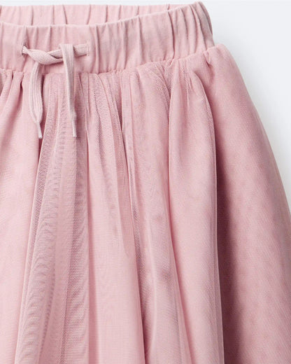 Toddler Girl Avenue Twirl™ Midi Skirt with Tulle - Light Pink