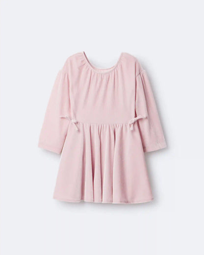 Toddler Girl Velvety Avenue Twirl™ Dress - Light Pink