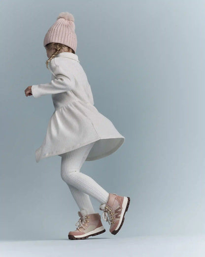 Toddler Girl Turtleneck Sweater Dress - Cream