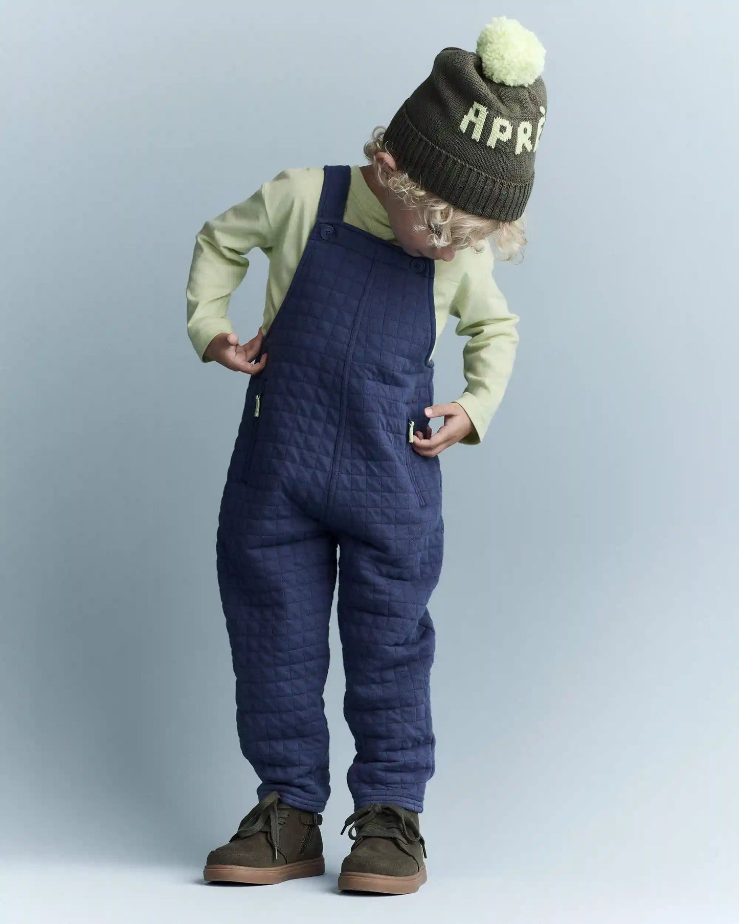 Toddler Après Pom Pom Beanie - Olive