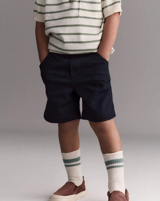 Toddler Boy Bermuda Shorts - Black