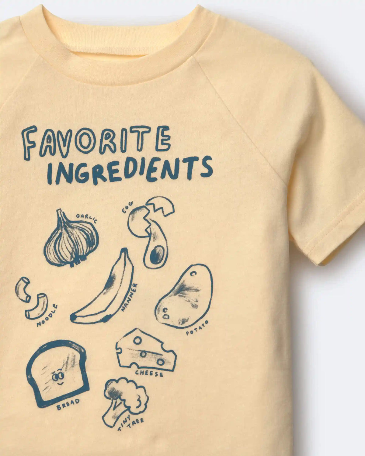 Toddler 'Favorite Ingredients' Relaxed Graphic Tee - Yellow