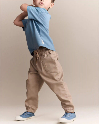 Toddler Boy Henley Tee - Blue