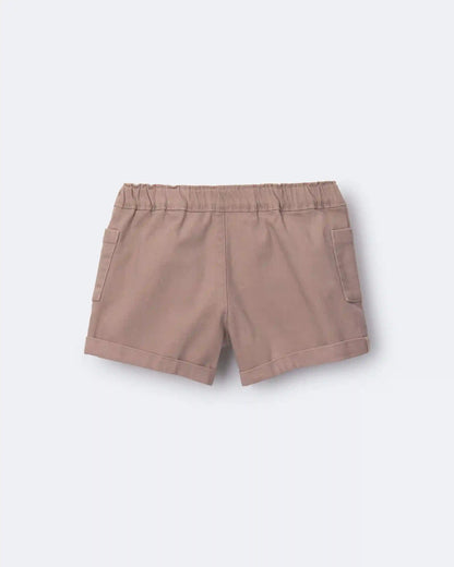 Toddler Girl Mom Shorts - Mauve