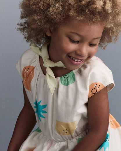 Toddler Girl Avenue Twirl™ Dress in Character Print - Cream