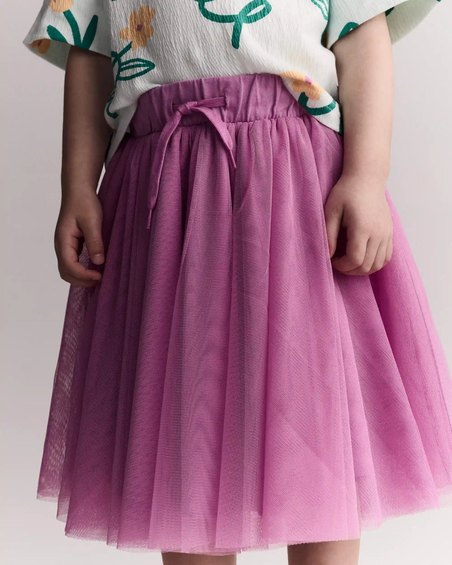Toddler Girl Avenue Twirl™ Midi Skirt with Tulle - Purple