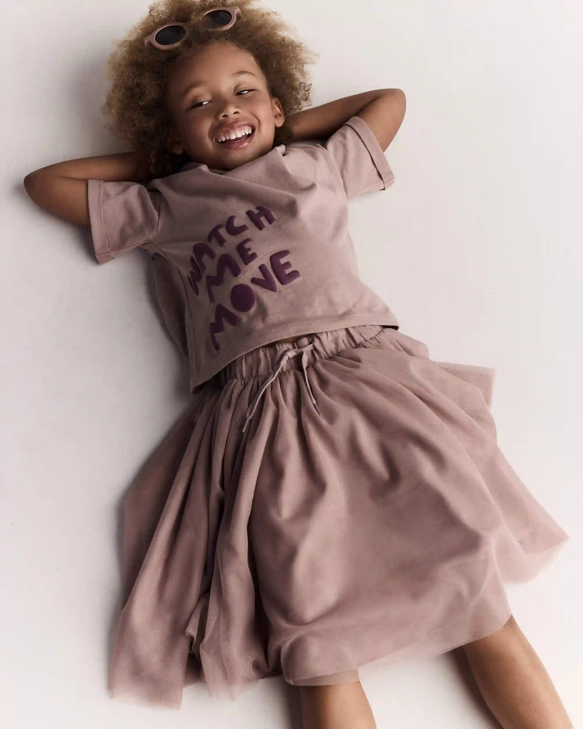 Toddler Girl Avenue Twirl™ Midi Skirt with Tulle - Light Pink