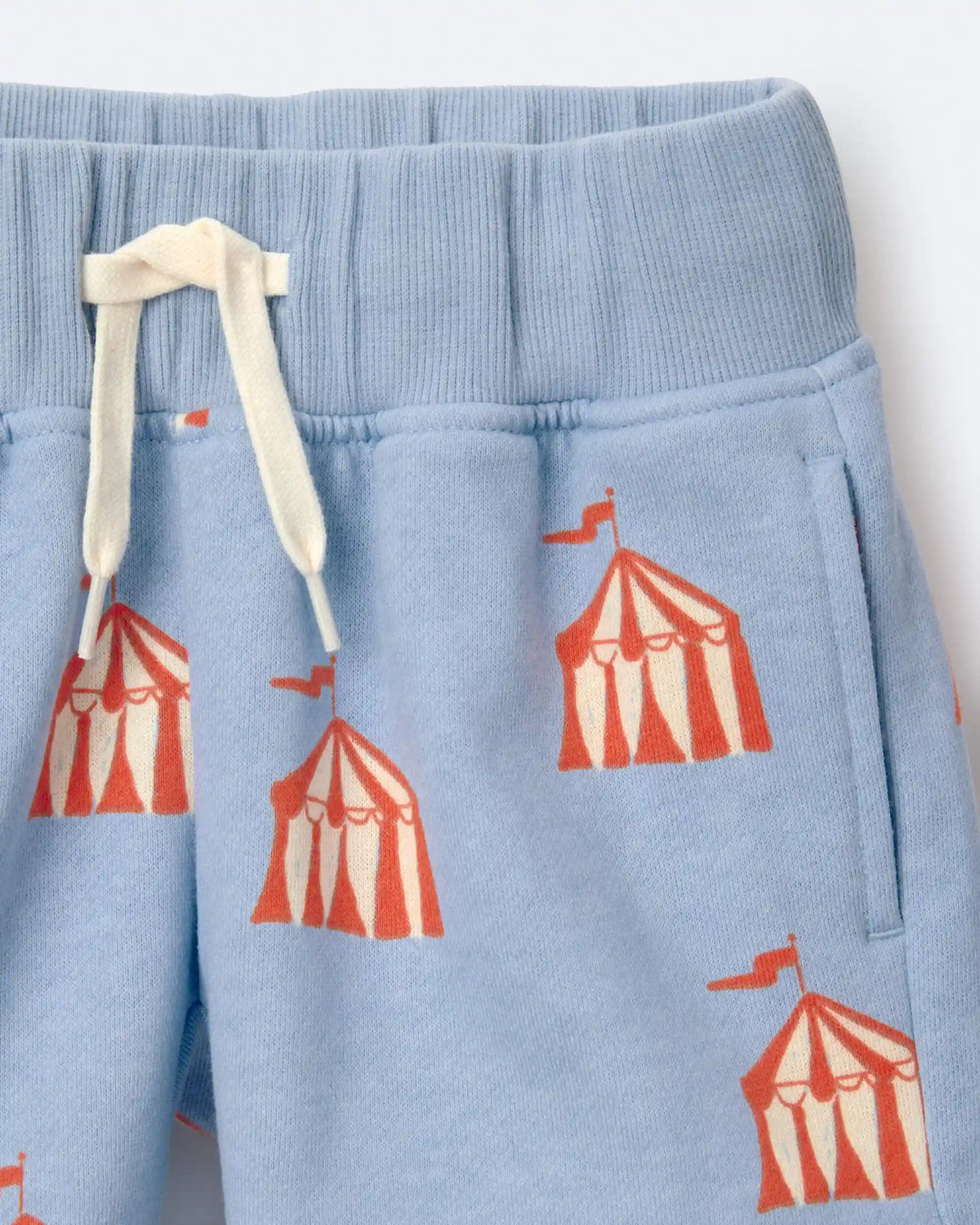 Toddler City Park™ Short in Big Top Print - Blue