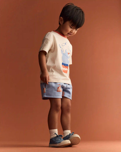 Toddler City Park™ Short in Big Top Print - Blue