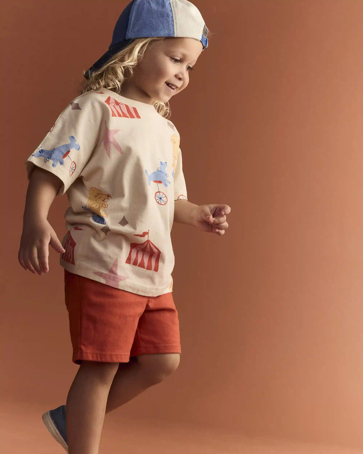 Toddler Bermuda Shorts - Orange