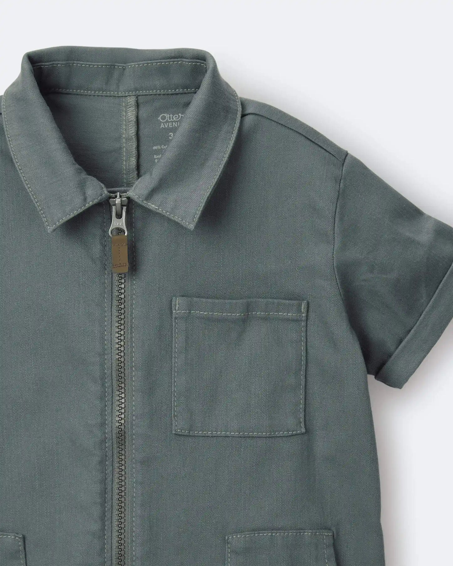 Toddler Day Out™ Cropped Jumpsuit - Green