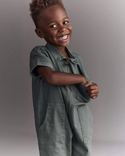 Toddler Day Out™ Cropped Jumpsuit - Green