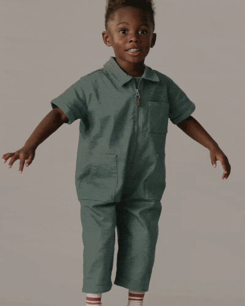 Toddler Day Out™ Cropped Jumpsuit - Green
