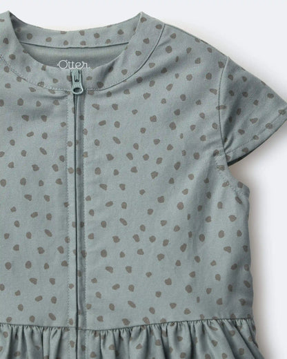 Toddler Girl Laura Dress with Pockets - Pale Blue
