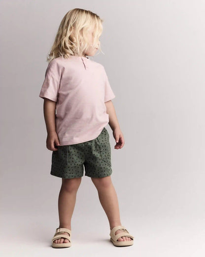 Toddler Henley Tee - Light Pink
