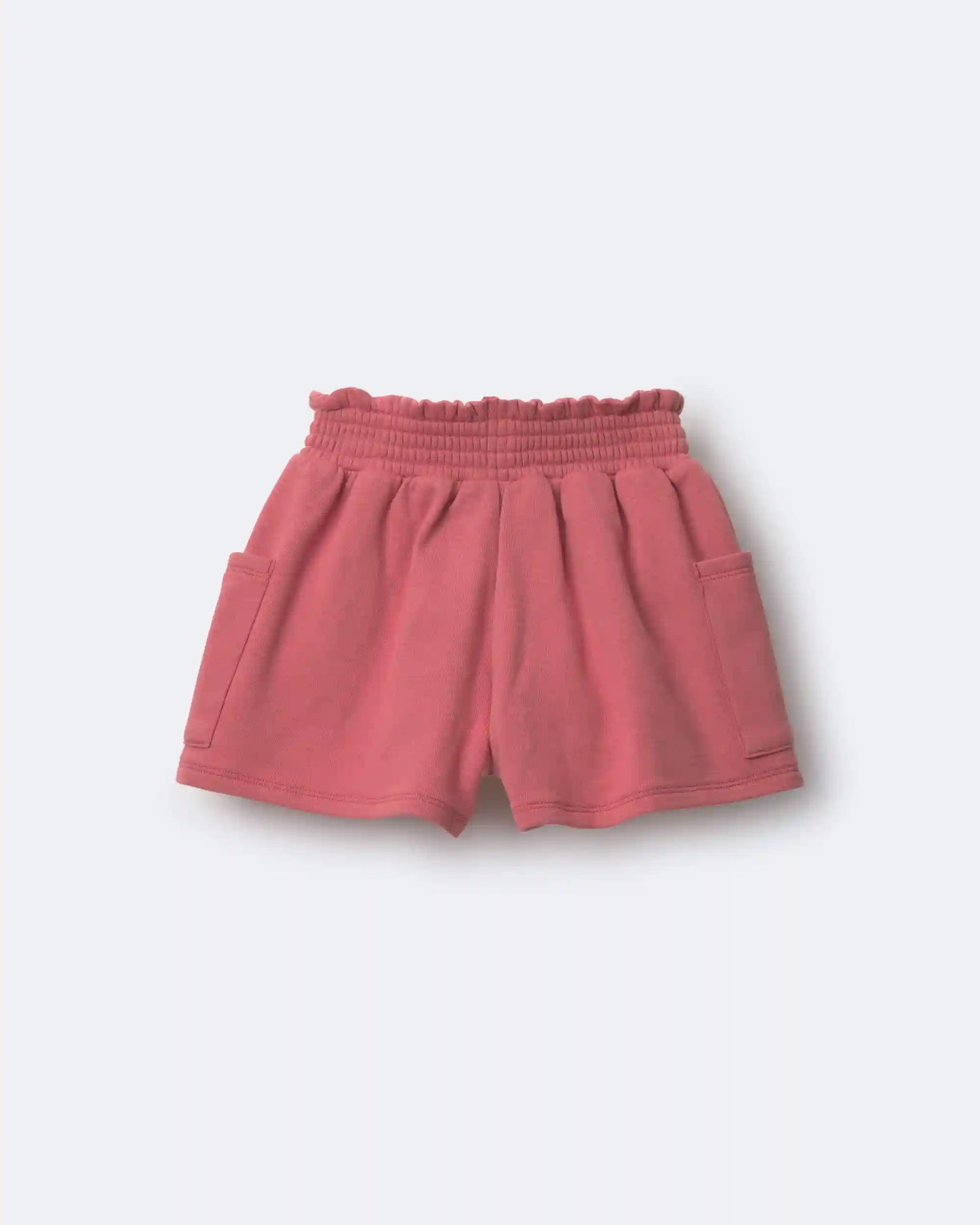 Toddler Girl Swing Shorts with Pockets - Rose
