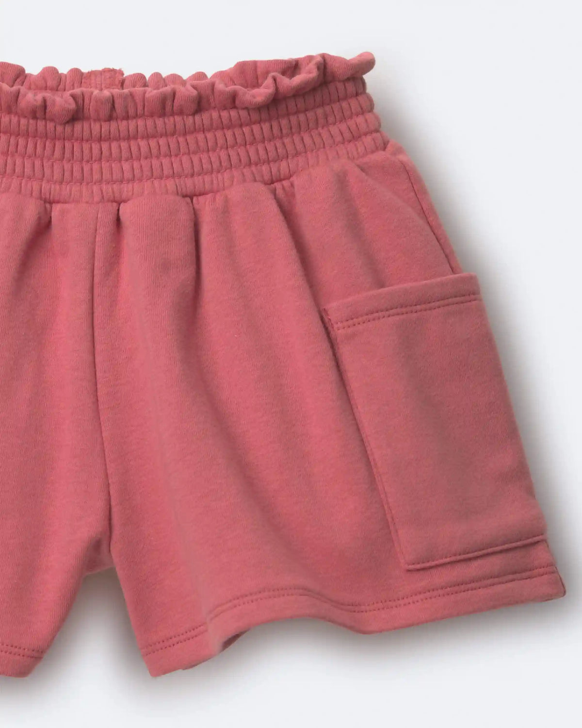 Toddler Girl Swing Shorts with Pockets - Rose