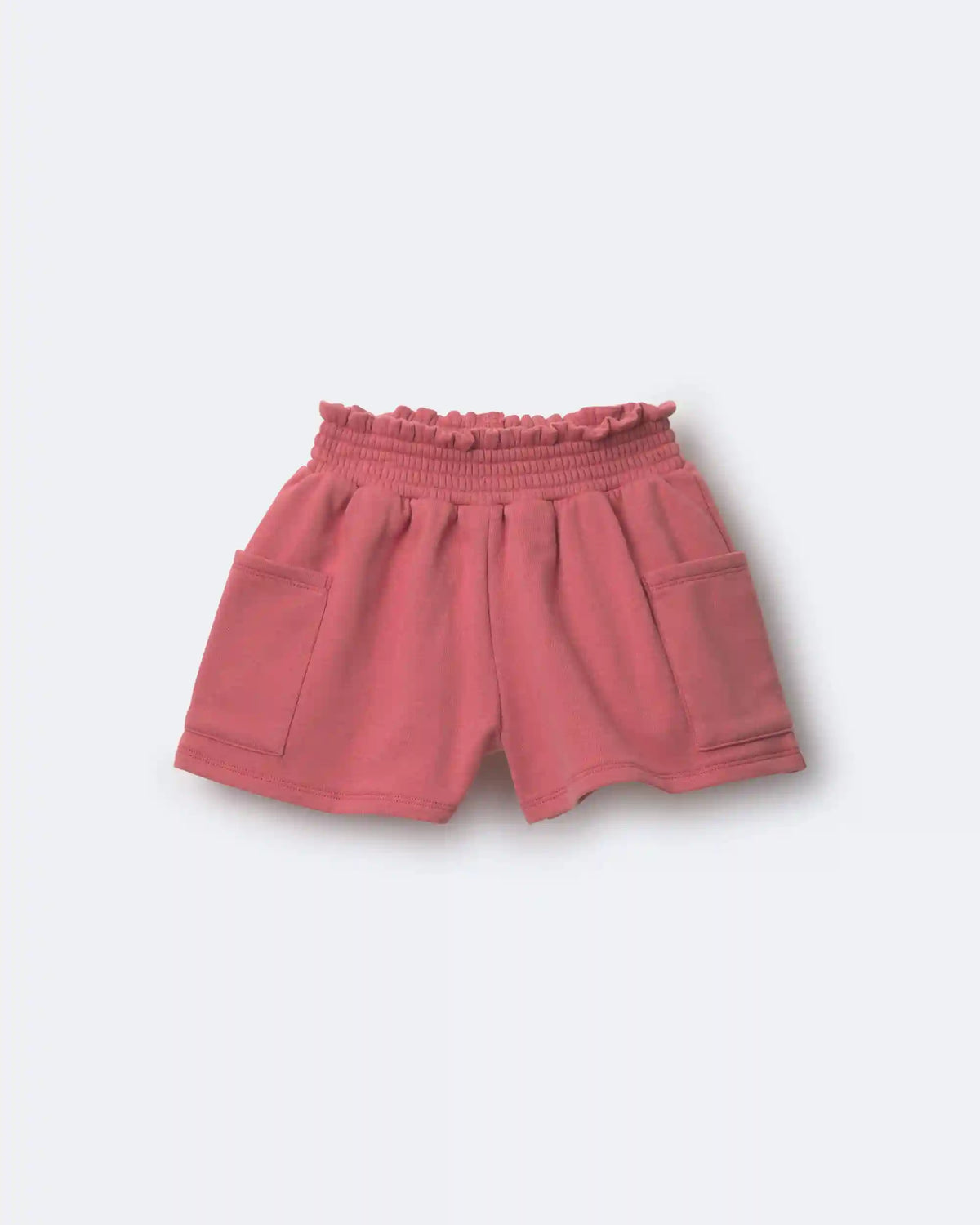 Toddler Girl Swing Shorts with Pockets - Rose