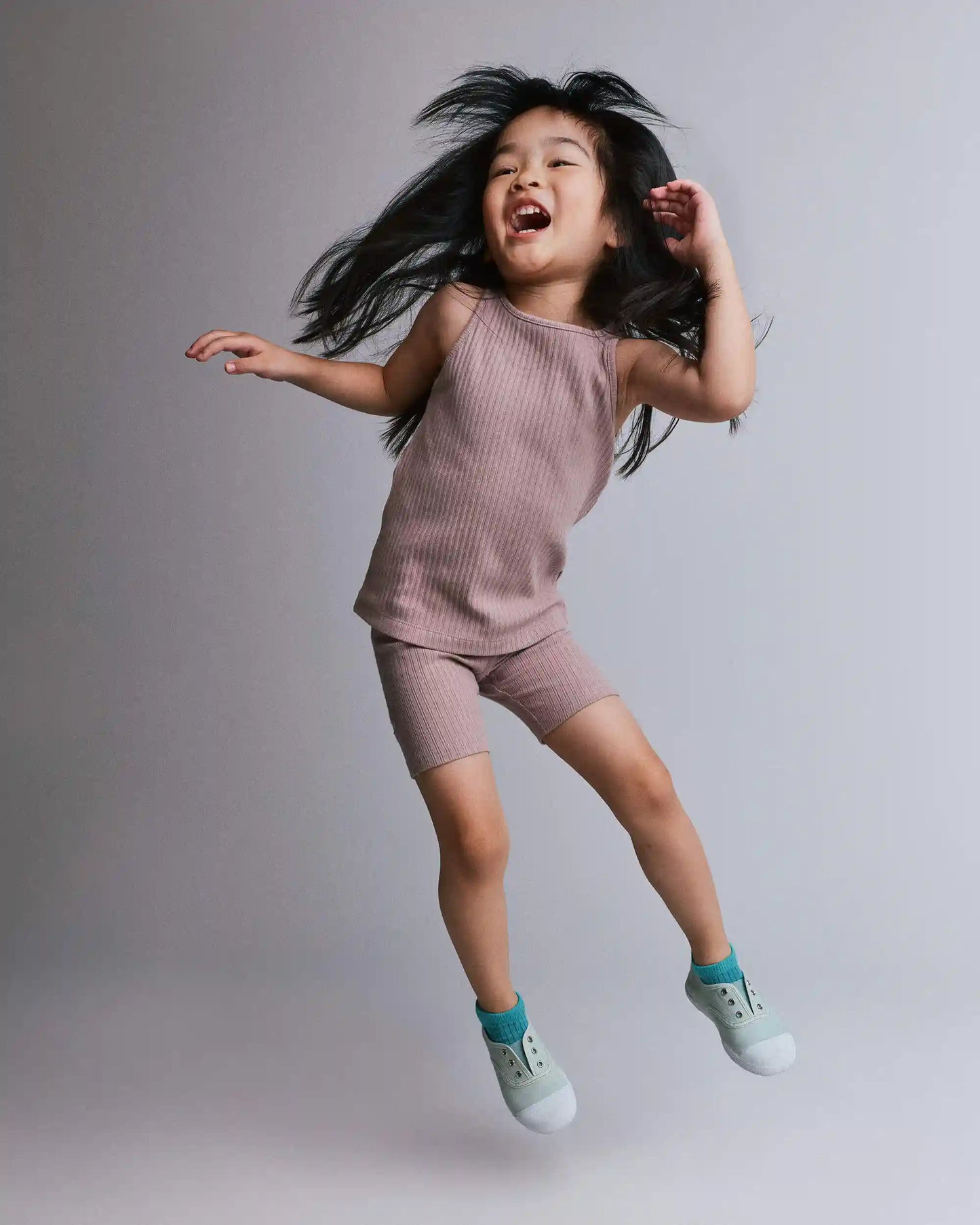 Toddler Girl Brooklyn Bike Shorts - Mauve