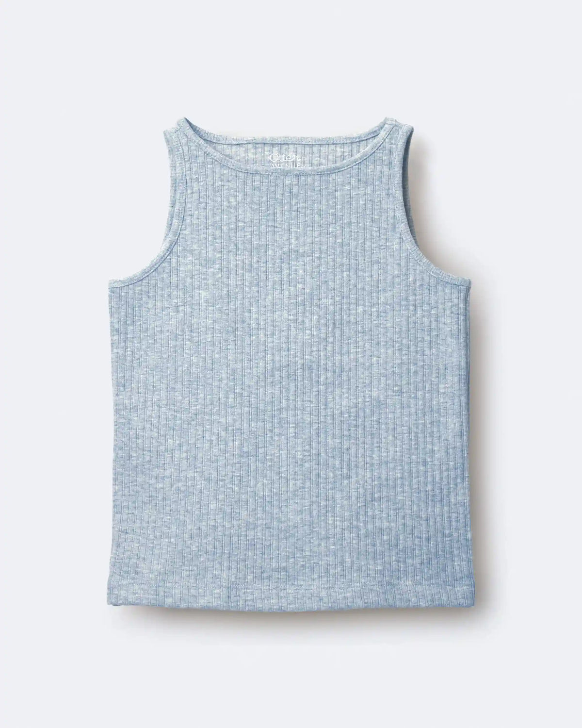 Toddler Girl Ribbed Playtime Tank Top - Heather Grey