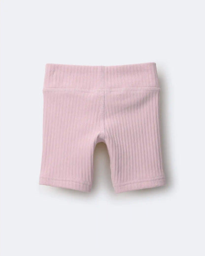Toddler Girl Brooklyn Bike Shorts - Light Pink