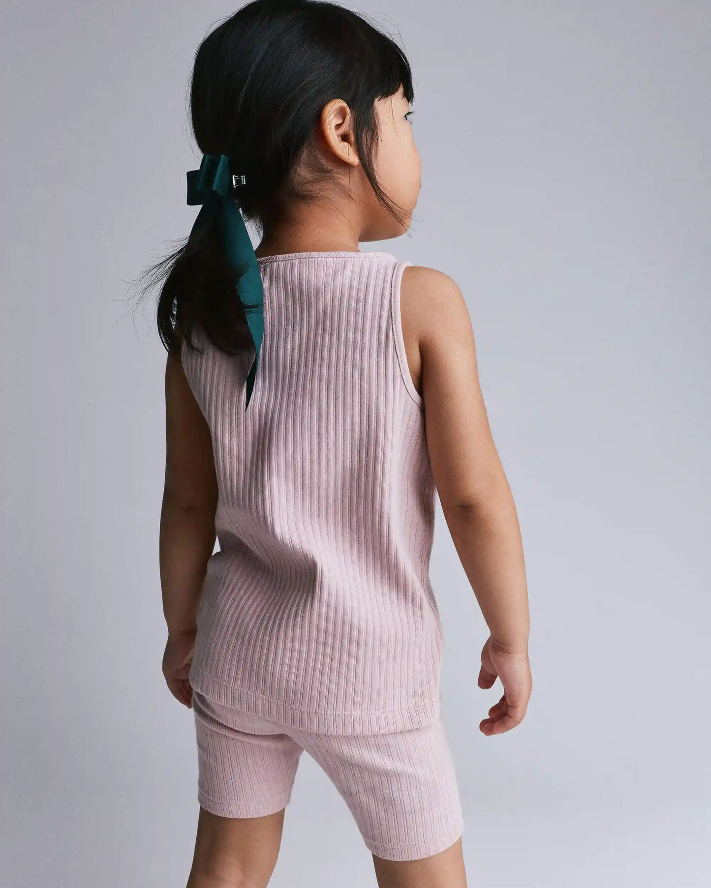 Toddler Girl Brooklyn Bike Shorts - Light Pink