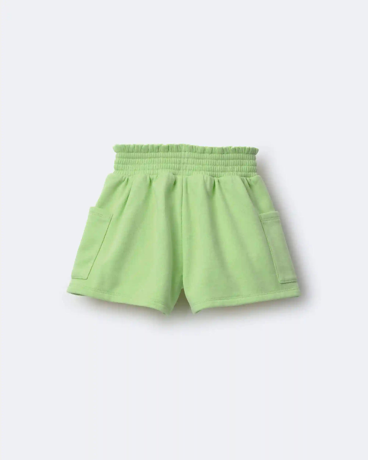 Toddler Girl Swing Shorts with Pockets - Lime Green