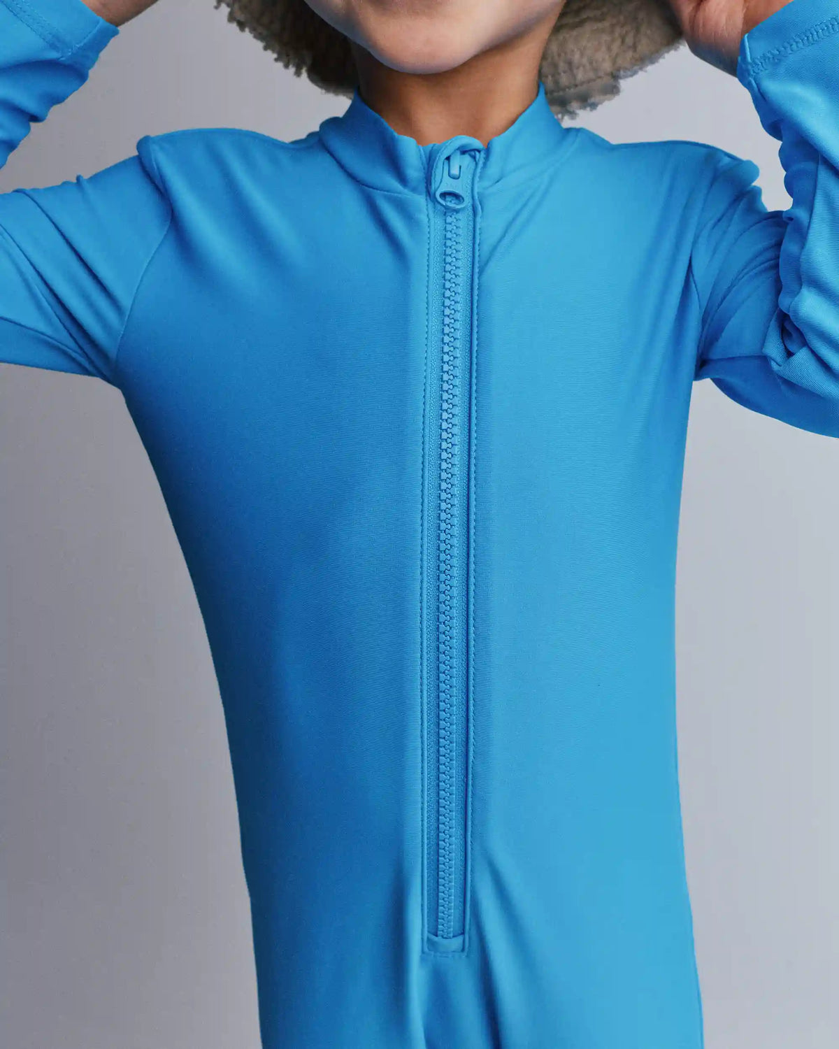 Toddler Boy 'Vitamin Sea' Long-Sleeve 1-Piece Rashguard - Turquoise