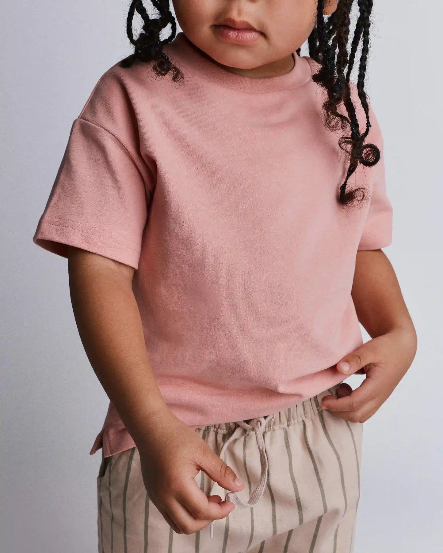 Toddler Elevated Relaxed Tee - Light Pink