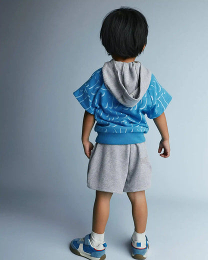 Toddler Elastic-Waist Tee in Otter Avenue Print - Blue