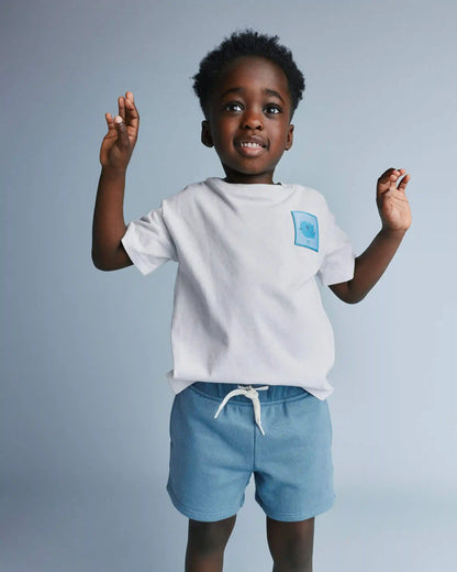 Toddler Squish Relaxed Graphic Tee - White