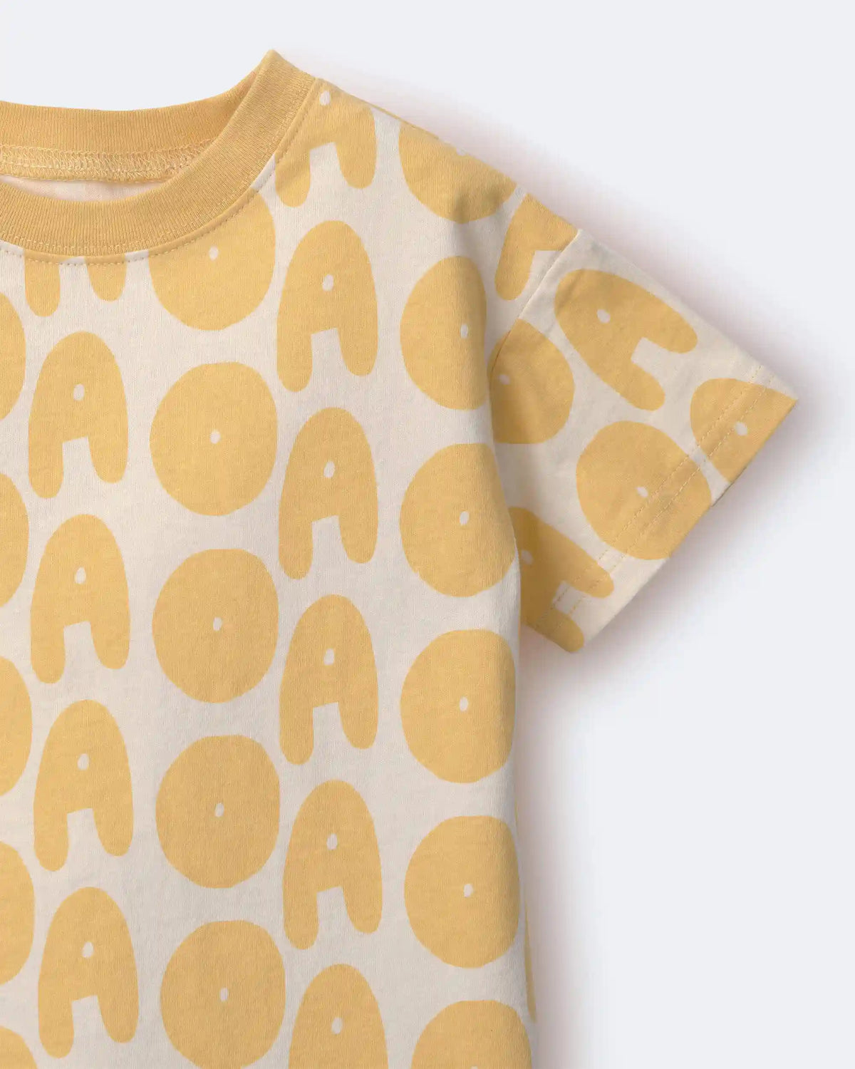Toddler Relaxed Graphic Tee in Otter Avenue Print - Yellow