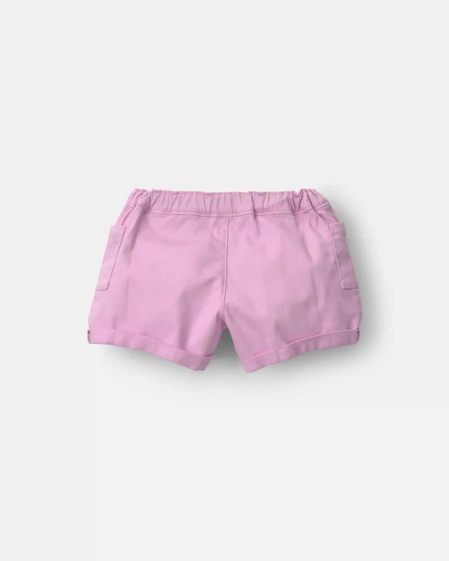 Toddler Girl Mom Shorts - Pink