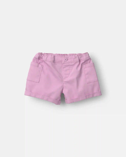 Toddler Girl Mom Shorts - Pink