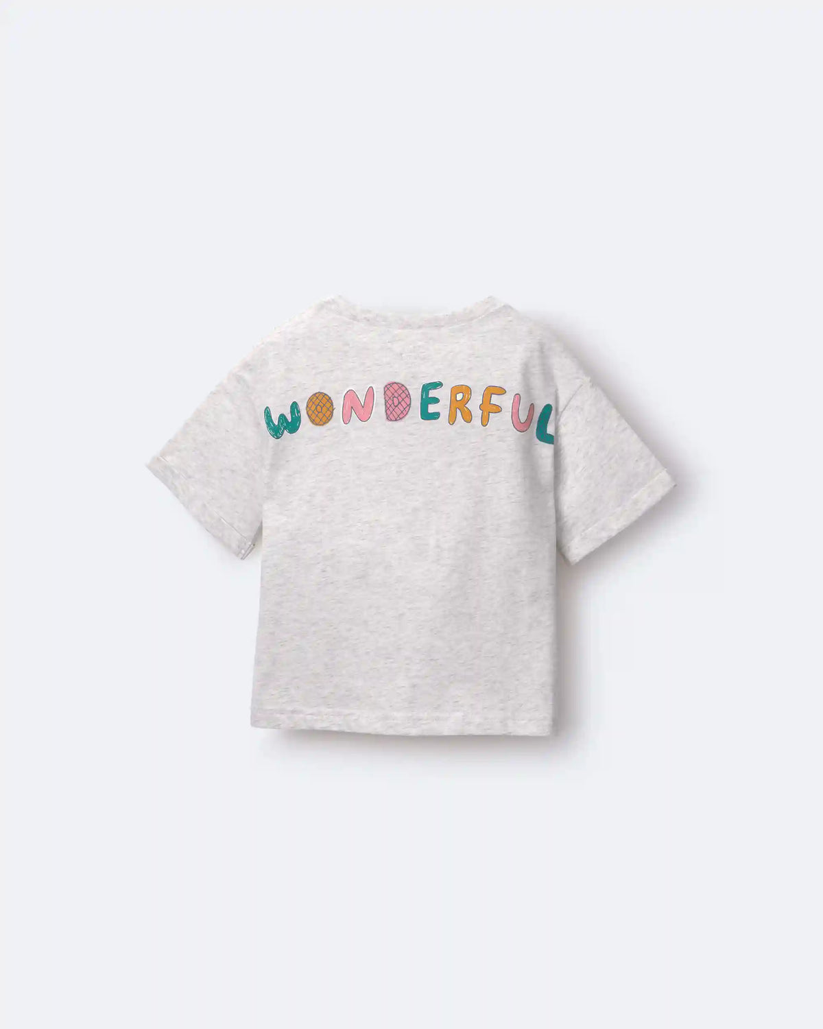 Toddler Girl 'Ask Me How I'm Feeling' Rolled Cuff Tee - Heather Grey