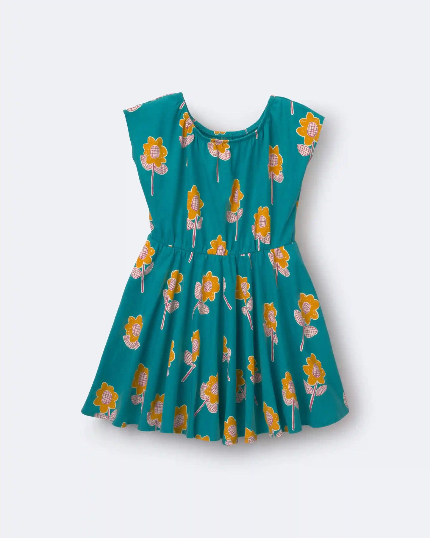 Toddler Girl Avenue Twirl™ Dress in Floral Print - Teal