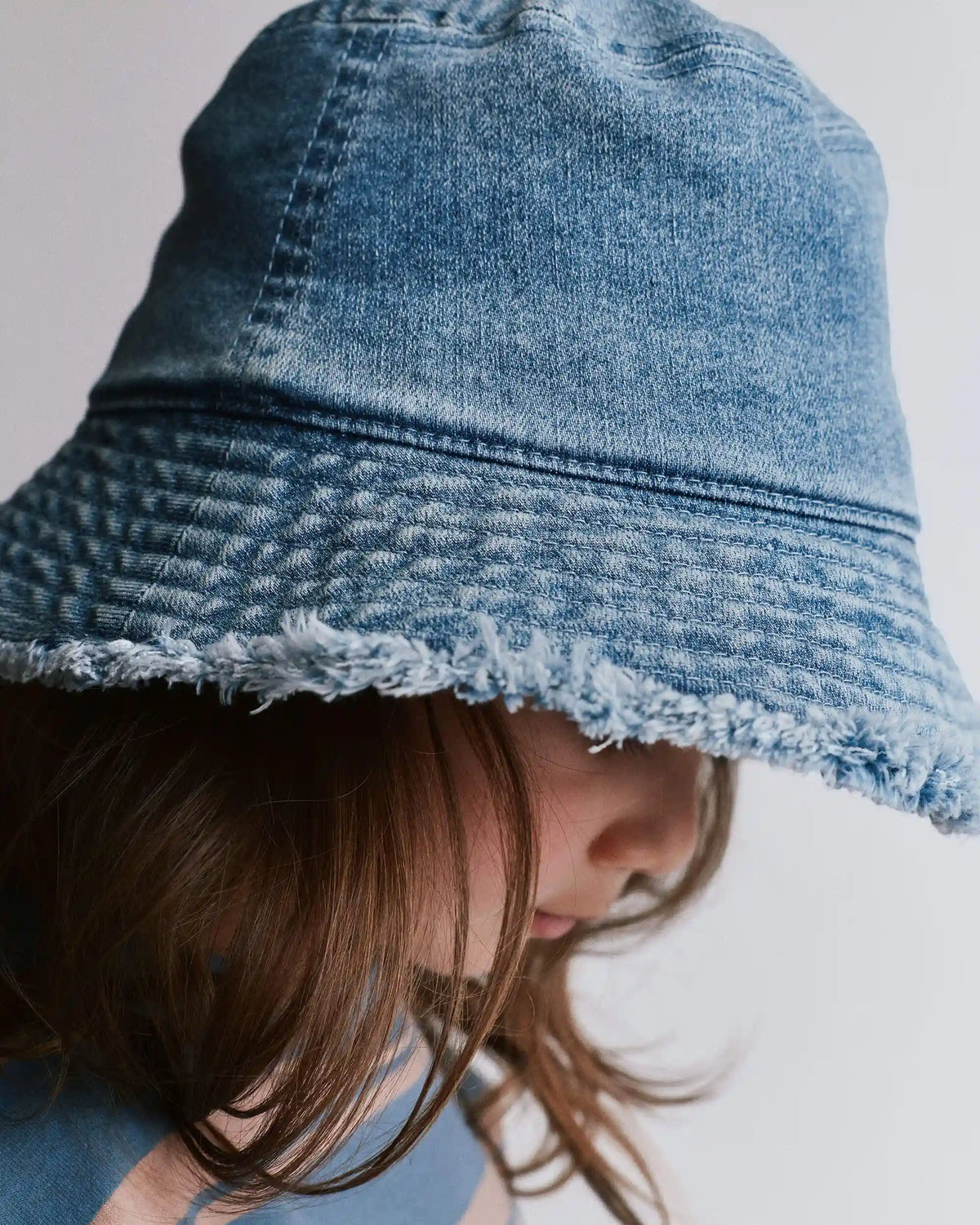 Toddler Denim Bucket Hat in Avenue Wash